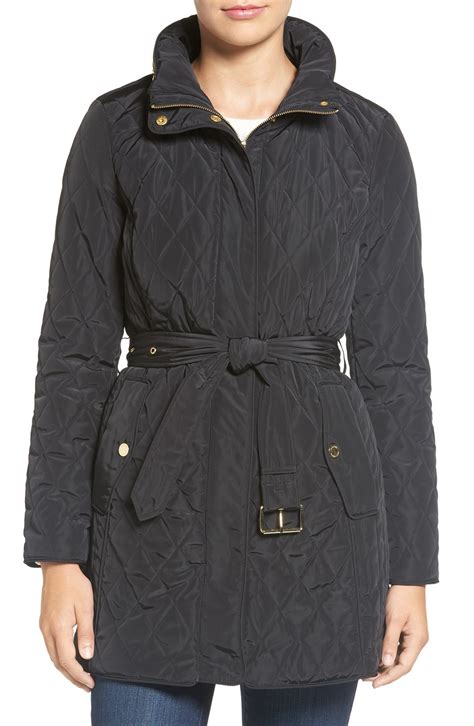 michael kors quilted coat|michael kors ladies padded coats.